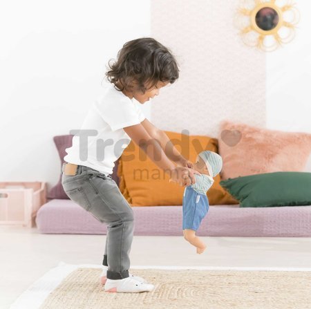 Bábika Bébé Calin Mael Corolle s modrými klipkajúcimi očami a fazuľkami 30 cm od 18 mes