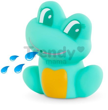 Bábika na kúpanie Baby Bath Alyzée Mon Premiere Poupon Corolle s čiernymi klipkajúcimi očami a žabou 30 cm od 18 mes