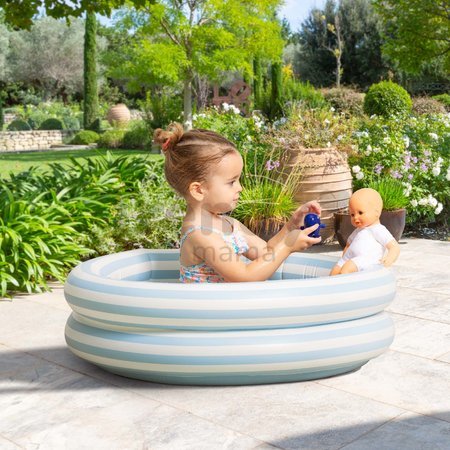 Bábika na kúpanie Baby Bath Marin Mon Premiere Poupon Corolle s modrými klipkajúcimi očami a veľrybou 30 cm od 18 mes