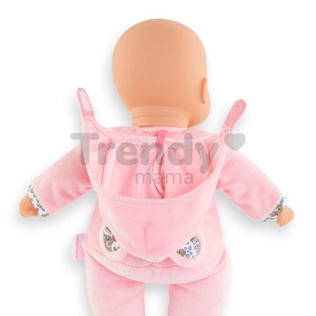 Bábika Sweet Heart Pink Bear Mon Doudou Corolle s modrými očami a kapucňou 30 cm od 0 mes