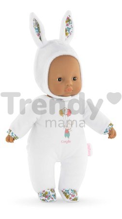 Bábika Sweet Heart White Bunny Mon Doudou Corolle s čiernymi očami a kapucňou 30 cm od 0 mes