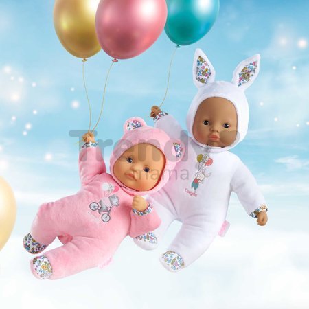 Bábika Sweet Heart White Bunny Mon Doudou Corolle s čiernymi očami a kapucňou 30 cm od 0 mes
