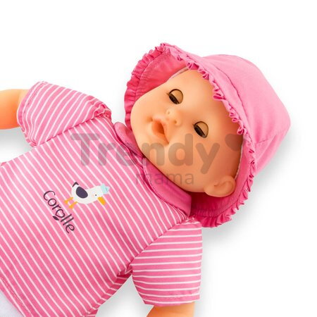 Bábika na kúpanie Baby Bath Océane Mon Premiere Poupon Corolle s modrými klipkajúcimi očami a veľrybou 30 cm od 18 mes