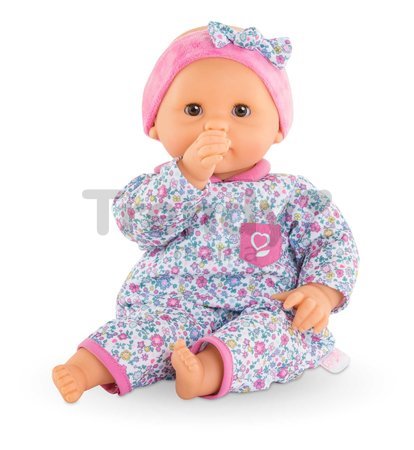 Bábika Bébé Calin Capucine Mon Premier Poupon Corolle s hnedými klipkajúcimi očami 30 cm od 18 mes