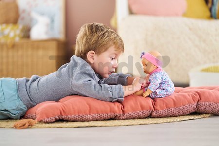 Bábika Bébé Calin Capucine Mon Premier Poupon Corolle s hnedými klipkajúcimi očami 30 cm od 18 mes