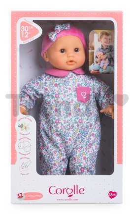Bábika Bébé Calin Capucine Mon Premier Poupon Corolle s hnedými klipkajúcimi očami 30 cm od 18 mes