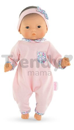 Bábika Bébé Calin Mila Mon Premier Poupon Corolle s hnedými klipkajúcimi očami 30 cm od 18 mes