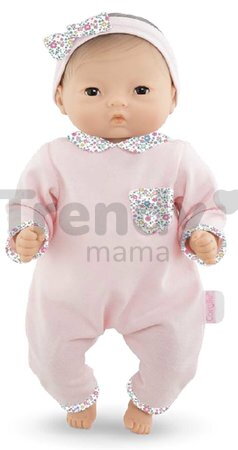 Bábika Bébé Calin Mila Mon Premier Poupon Corolle s hnedými klipkajúcimi očami 30 cm od 18 mes
