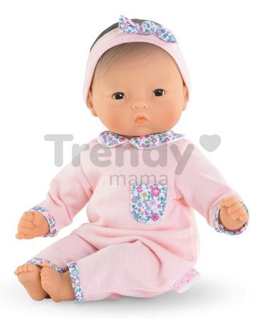Bábika Bébé Calin Mila Mon Premier Poupon Corolle s hnedými klipkajúcimi očami 30 cm od 18 mes