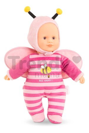 Bábika Sweet Heart Bee Mon Doudou Corolle s hnedými očami kapucňou a krídelkami 30 cm od 9 mes