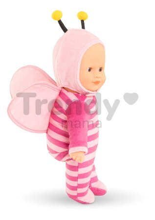 Bábika Sweet Heart Bee Mon Doudou Corolle s hnedými očami kapucňou a krídelkami 30 cm od 9 mes