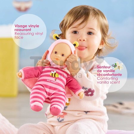 Bábika Sweet Heart Bee Mon Doudou Corolle s hnedými očami kapucňou a krídelkami 30 cm od 9 mes