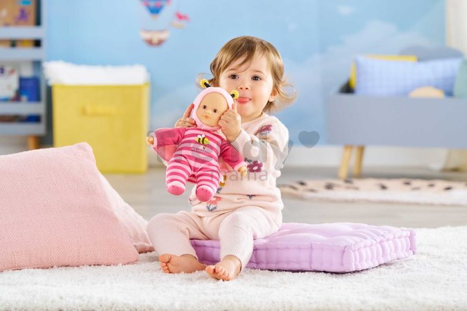 Bábika Sweet Heart Bee Mon Doudou Corolle s hnedými očami kapucňou a krídelkami 30 cm od 9 mes