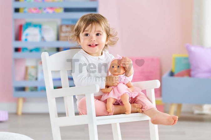 Bábika Mon Adorable Petit Poupon Hearts Corolle s modrými klipkajúcimi očami so sukničkou 30 cm od 12 mes