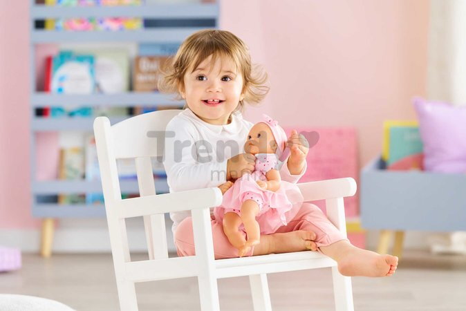 Bábika Mon Adorable Petit Poupon Hearts Corolle s modrými klipkajúcimi očami so sukničkou 30 cm od 12 mes