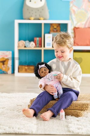 Bábika Bébé Calin Caroline Mon Premier Poupon Corolle s hnedými klipkajúcimi očami a 2 doplnky 30 cm od 18 mes