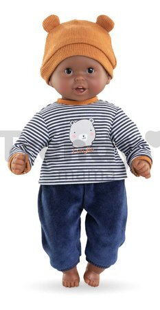 Bábika Bébé Calin Marius Mon Premier Poupon Corolle s hnedými klipkajúcimi očami 30 cm od 18 mes