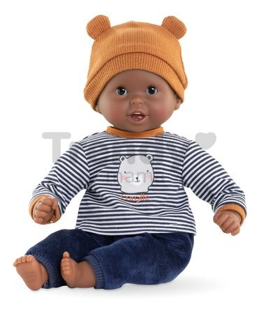 Bábika Bébé Calin Marius Mon Premier Poupon Corolle s hnedými klipkajúcimi očami 30 cm od 18 mes