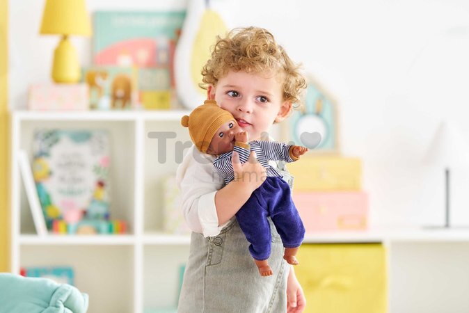 Bábika Bébé Calin Marius Mon Premier Poupon Corolle s hnedými klipkajúcimi očami 30 cm od 18 mes