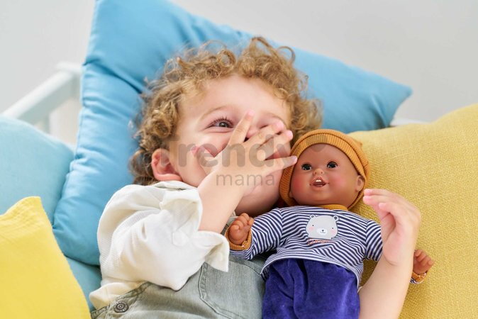 Bábika Bébé Calin Marius Mon Premier Poupon Corolle s hnedými klipkajúcimi očami 30 cm od 18 mes