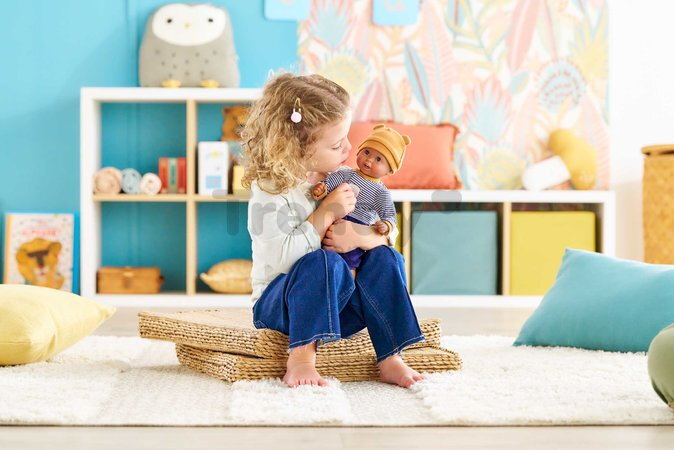 Bábika Bébé Calin Marius Mon Premier Poupon Corolle s hnedými klipkajúcimi očami 30 cm od 18 mes