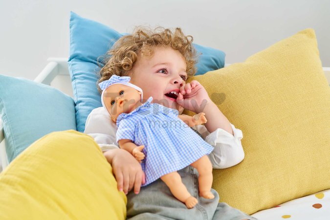Bábika Bébé Calin Milly Mon Premier Poupon Corolle s modrými klipkajúcimi očami 30 cm od 18 mes