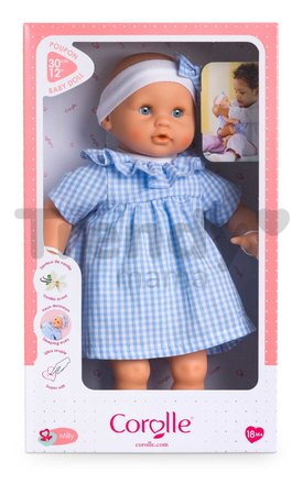 Bábika Bébé Calin Milly Mon Premier Poupon Corolle s modrými klipkajúcimi očami 30 cm od 18 mes