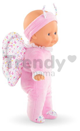 Bábika motýlik Sweet Heart Butterfly Mon Doudou Corolle s modrými očami a krídelkami 30 cm od 9 mes