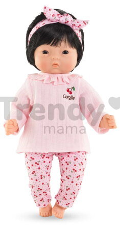 Bábika Bébé Calin Nina Mon Premier Poupon Corolle s hnedými klipkajúcimi očami 30 cm od 18 mes