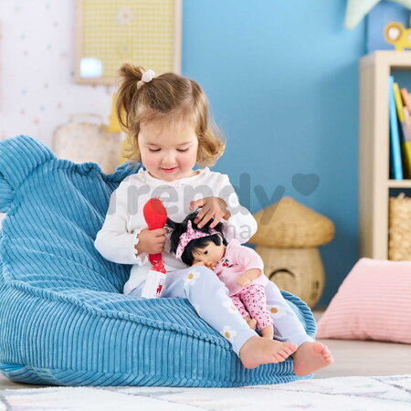 Bábika Bébé Calin Nina Mon Premier Poupon Corolle s hnedými klipkajúcimi očami 30 cm od 18 mes