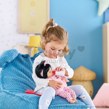 Bábika Bébé Calin Nina Mon Premier Poupon Corolle s hnedými klipkajúcimi očami 30 cm od 18 mes