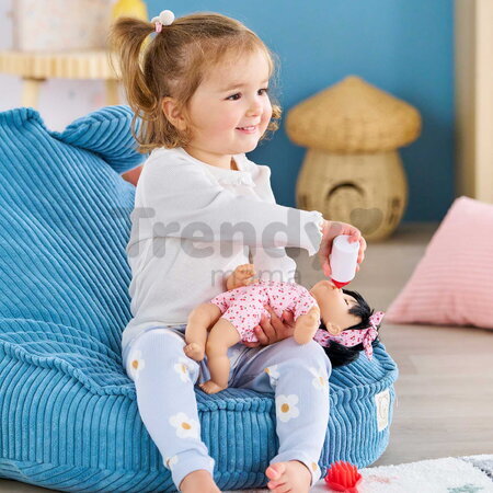 Bábika Bébé Calin Nina Mon Premier Poupon Corolle s hnedými klipkajúcimi očami 30 cm od 18 mes
