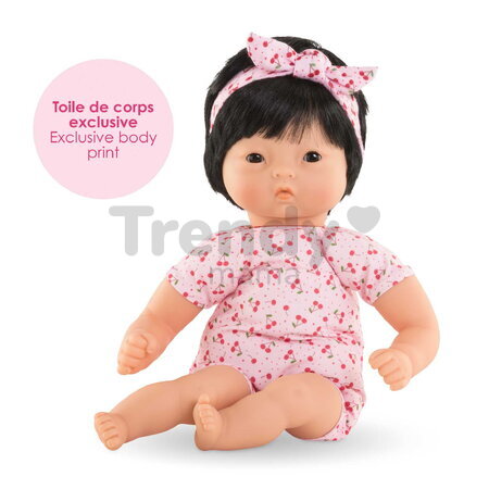 Bábika Bébé Calin Nina Mon Premier Poupon Corolle s hnedými klipkajúcimi očami 30 cm od 18 mes