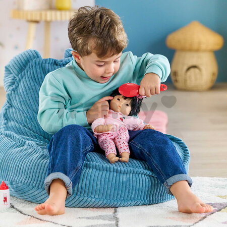 Bábika Bébé Calin Nina Mon Premier Poupon Corolle s hnedými klipkajúcimi očami 30 cm od 18 mes