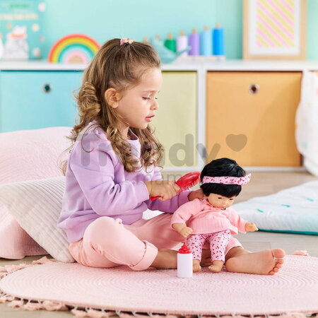 Bábika Bébé Calin Nina Mon Premier Poupon Corolle s hnedými klipkajúcimi očami 30 cm od 18 mes