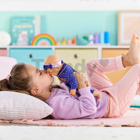 Bábika Bébé Calin Capucine Teddy Bear Mon Premier Poupon Corolle s hnedými klipkajúcimi očami 30 cm od 18 mes