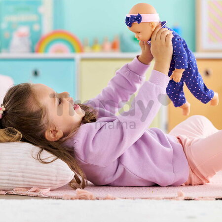 Bábika Bébé Calin Capucine Teddy Bear Mon Premier Poupon Corolle s hnedými klipkajúcimi očami 30 cm od 18 mes