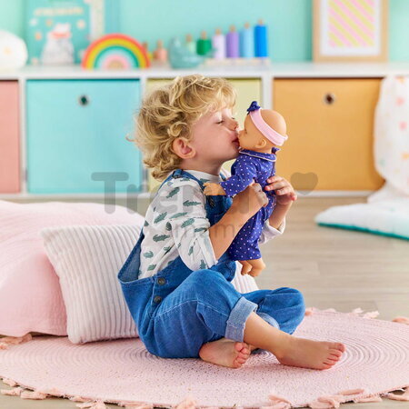 Bábika Bébé Calin Capucine Teddy Bear Mon Premier Poupon Corolle s hnedými klipkajúcimi očami 30 cm od 18 mes