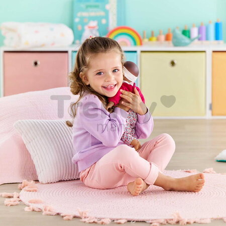 Bábika Bébé Calin Maria Pink Grenadine Mon Premier Poupon Corolle s hnedými klipkajúcimi očami 30 cm od 18 mes
