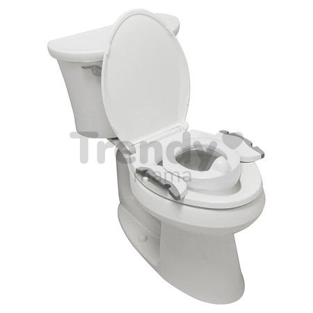 Cestovný nočník/redukcia na WC Potette Premium 2v1 Kalencom bielo-šedá + 3ks náhradných náplní a cestovná taška od 15 mes
