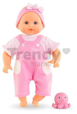 Bábika do vane Baby Bath Océane Mon Premiere Poupon Corolle s modrými klipkajúcimi očami a chobotnicou 30 cm od 18 mes