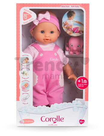 Bábika do vane Baby Bath Océane Mon Premiere Poupon Corolle s modrými klipkajúcimi očami a chobotnicou 30 cm od 18 mes
