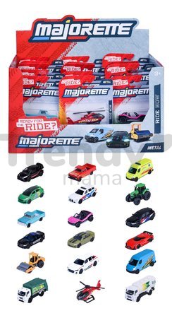 Autíčko Street Car Assorted Majorette kovové 18 rôznych druhov dĺžka 4 cm 1:64