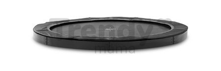 Trampolína Interra Ground Level Sports Trampoline Exit Toys prízemná 244 cm priemer s ventilačným systémom čierna