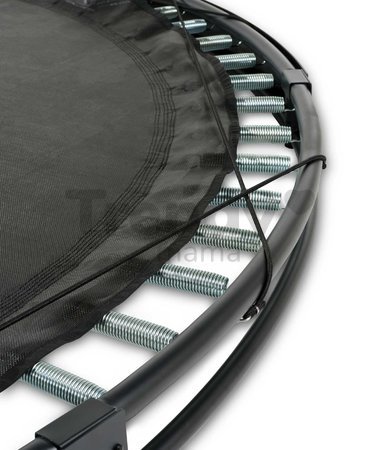 Trampolína Interra Ground Level Sports Trampoline Exit Toys prízemná 244 cm priemer s ventilačným systémom čierna