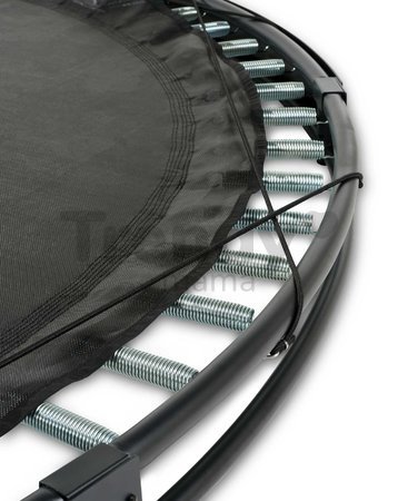 Trampolína Interra Ground Level Sports Trampoline Exit Toys prízemná 366 cm priemer s ventilačným systémom čierna