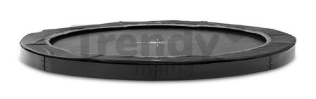 Trampolína Interra Ground Level Sports Trampoline Exit Toys prízemná 427 cm priemer s ventilačným systémom čierna