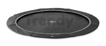 Trampolína Interra Ground Level Sports Trampoline Exit Toys prízemná 427 cm priemer s ventilačným systémom čierna