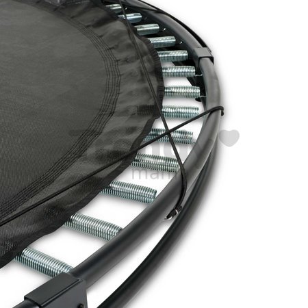 Trampolína Interra Ground Level Sports Trampoline Exit Toys prízemná 427 cm priemer s ventilačným systémom čierna