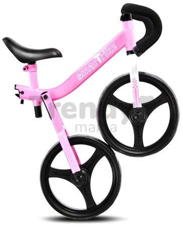 Balančné odrážadlo skladacie Folding Balance Bike Pink smarTrike z hliníka s ergonomickými úchytmi od 2-5 rokov